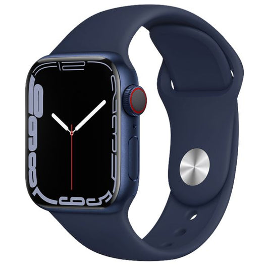 Apple Watch 38 / 40 / 41 / 42mm hoco. iWatch WA01 Flexible series classic sports silicone strap - evening blue