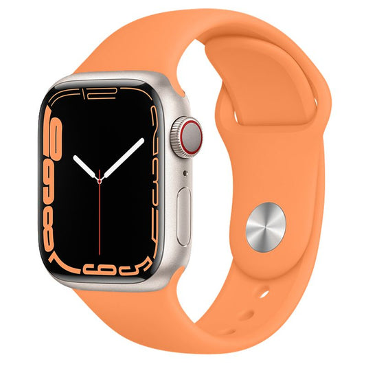 Apple Watch 44 / 45 / 46 / 49mm hoco. iWatch WA01 Flexible series classic sports silicone strap - calendula
