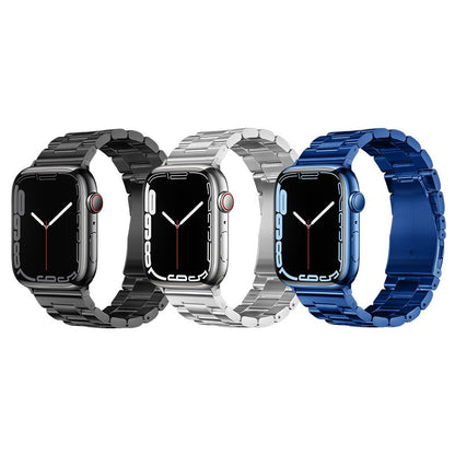 Apple Watch 38 / 40 / 41 / 42mm hoco. iWatch WA10 Grand series three-bead steel strap - blue
