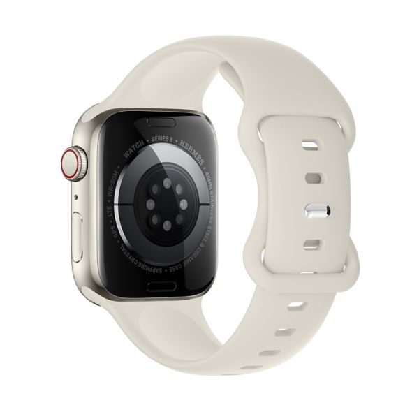 Apple Watch 38 / 40 / 41 / 42mm hoco. iWatch WA15 Flexible series 8-character buckle solid color silicone strap - star color