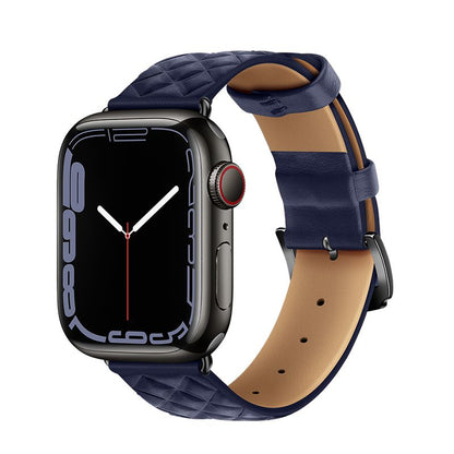 Apple Watch 38 / 40 / 41 / 42mm hoco. iWatch WA18 Elegant series leather strap - midnight blue