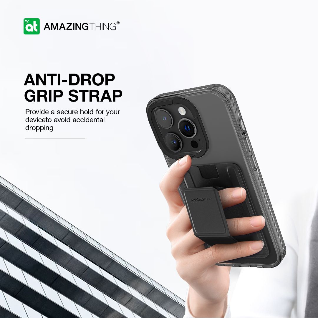 AMAZINGTHING Marsix Pro Mag Wallet (MagSafe Compatible) - Dark Grey