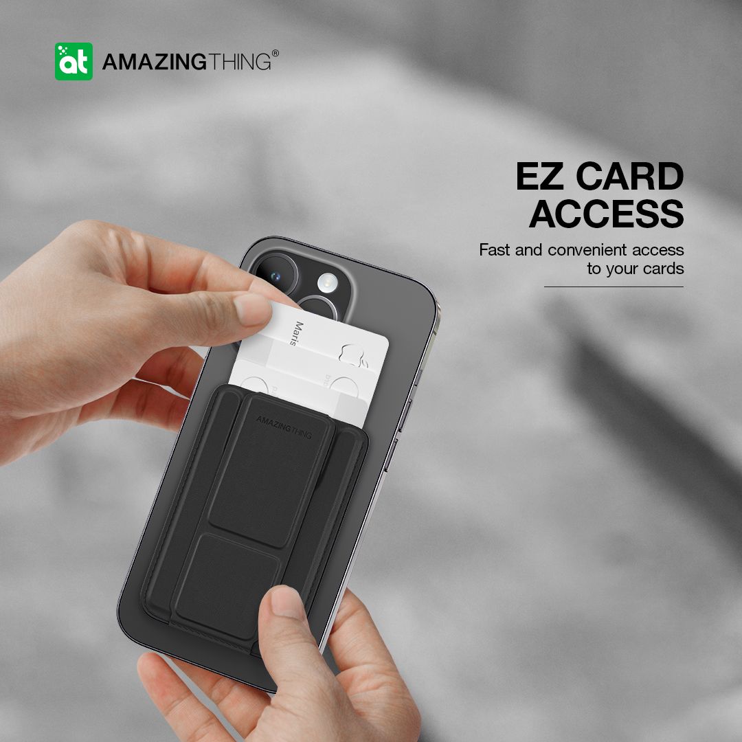 AMAZINGTHING Marsix Pro Mag Wallet (MagSafe Compatible) - Dark Grey
