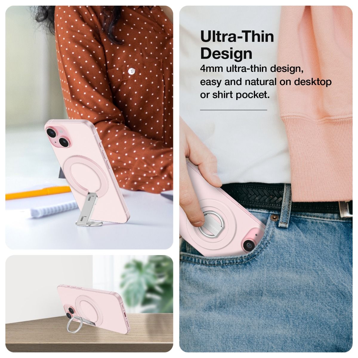 AMAZINGTHING Titan Phone Grip (MagSafe Compatible) - Titan Gray