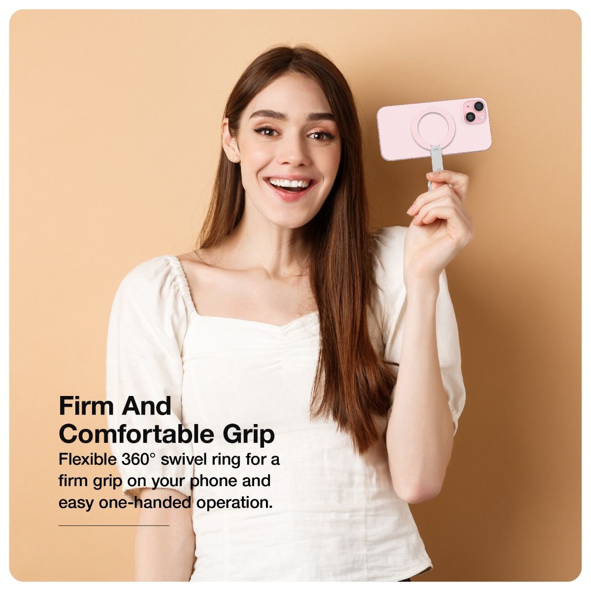 AMAZINGTHING Titan Phone Grip (MagSafe Compatible) - Titan Gray