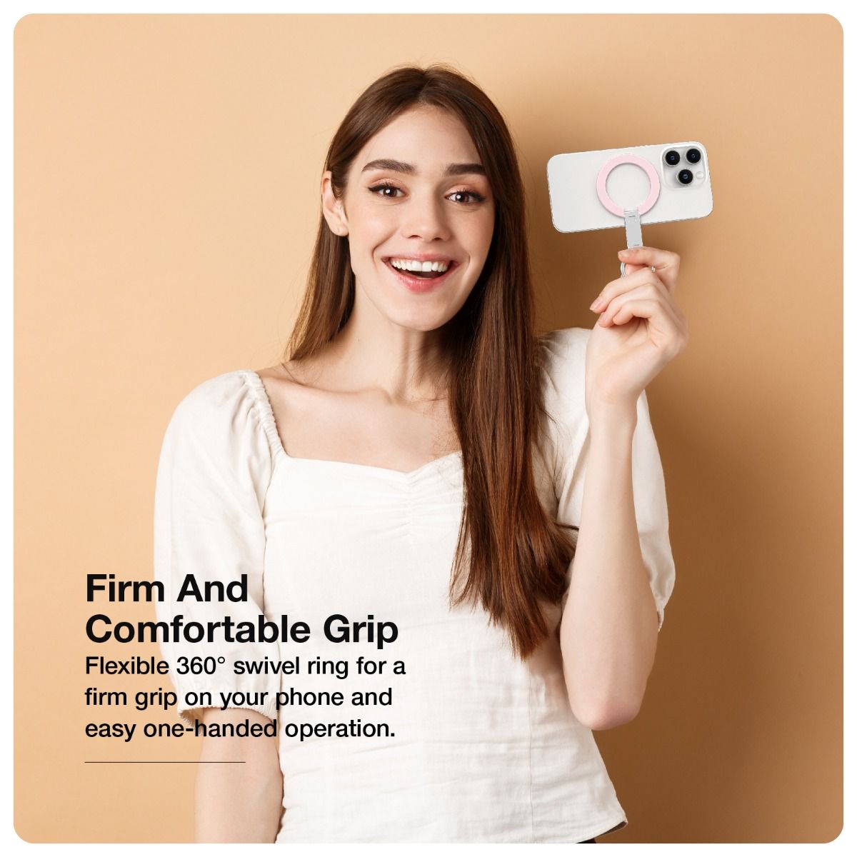AMAZINGTHING Titan Phone Grip (MagSafe Compatible) - Titan Pink