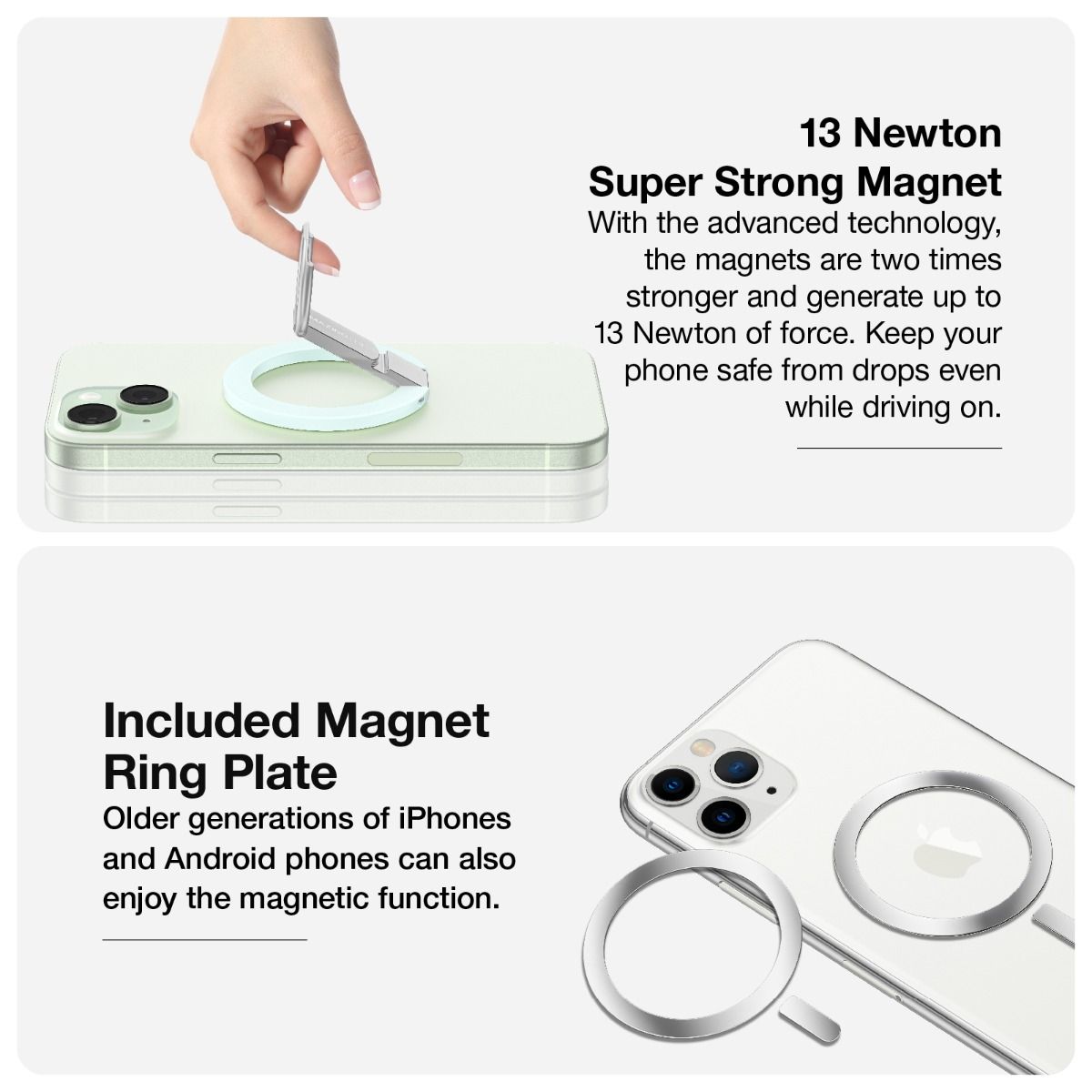 AMAZINGTHING Titan Phone Grip (MagSafe Compatible) - Titan Green