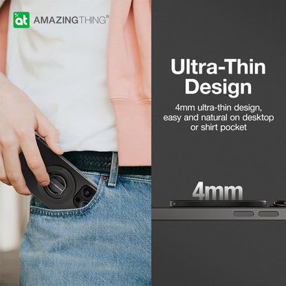 AMAZINGTHING Titan Phone Grip (MagSafe Compatible) - Black