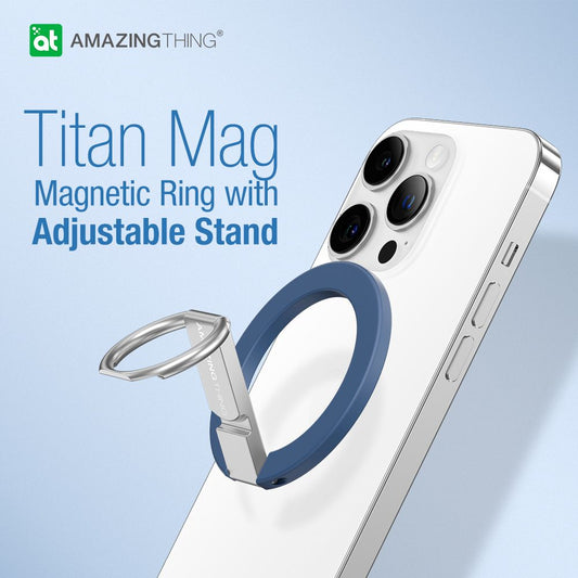 AMAZINGTHING Titan Phone Grip (MagSafe Compatible) - Navy Blue