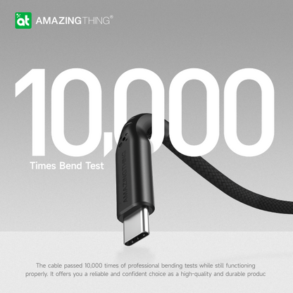 AMAZINGTHING 110cm 60W Thunder Pro USB-C to USB-C - Black