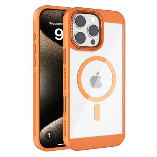 iPhone 16 Plus BLACKTECH W1 Aluminum Camera Frame (Magnetic Compatible) - Orange