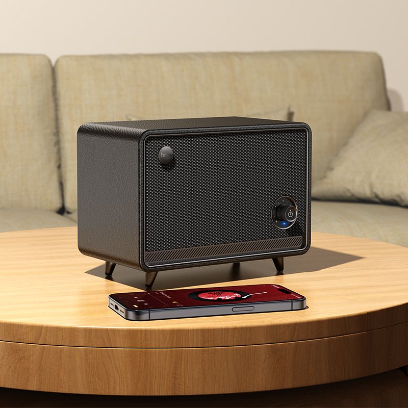 hoco. BS65 Pearl sound retro desktop BT speaker - black