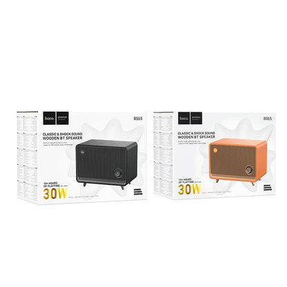 hoco. BS65 Pearl sound retro desktop BT speaker - black