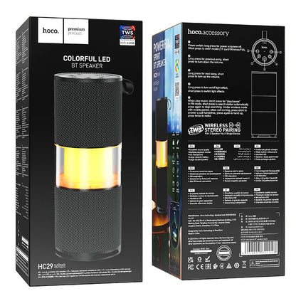 Hoco. HC29 Halo sports BT speaker - black