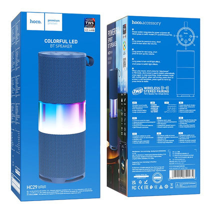 hoco. HC29 Halo sports BT speaker - blue