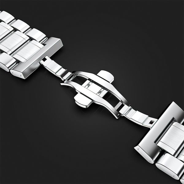 hoco. iWatch WA32 Grand series five-bead steel strap 38/40/41mm - silver
