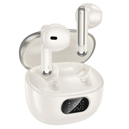 hoco. EQ18 Field ANC Active Noise Cancellation ENC true wireless BT headset - milky white