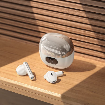 hoco. EQ18 Field ANC Active Noise Cancellation ENC true wireless BT headset - milky white