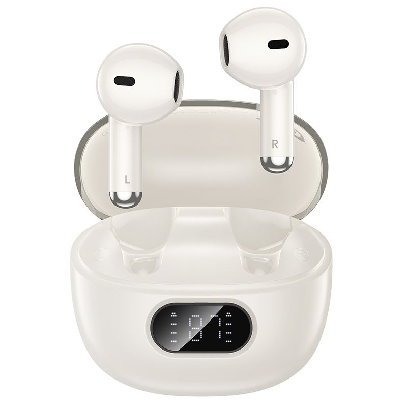 hoco. EQ18 Field ANC Active Noise Cancellation ENC true wireless BT headset - milky white