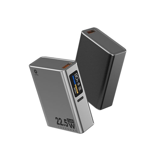 LITO LP05 GaN 10000mAh 22.5W Power Bank with LED display - Black