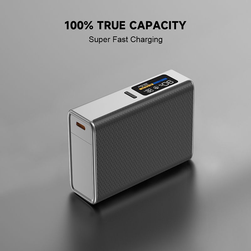 LITO LP05 GaN 10000mAh 22.5W Power Bank with LED display - Black