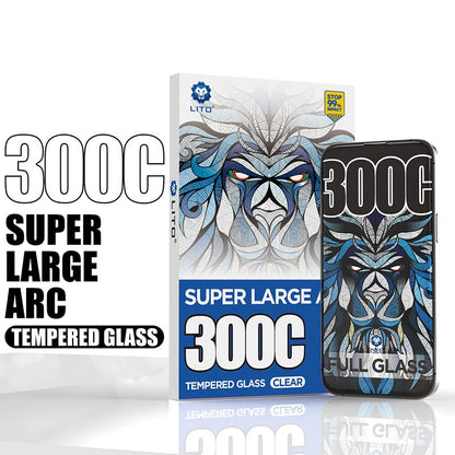 iPhone 13 / 13 Pro / 14 / 16e LITO LDG035 D MAX Clear 300C Big Curved Glass ESD Glue - Clear