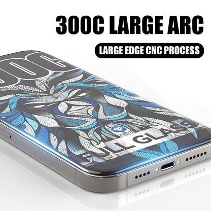 iPhone 13 / 13 Pro / 14 / 16e LITO LDG035 D MAX Clear 300C Big Curved Glass ESD Glue - Clear