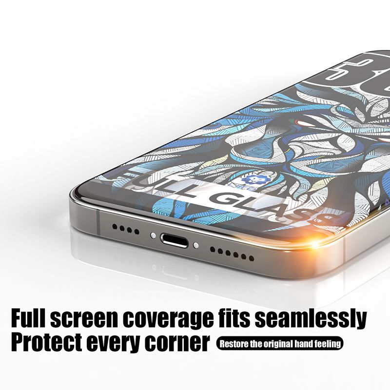 iPhone 13 / 13 Pro / 14 / 16e LITO LDG035 D MAX Clear 300C Big Curved Glass ESD Glue - Clear