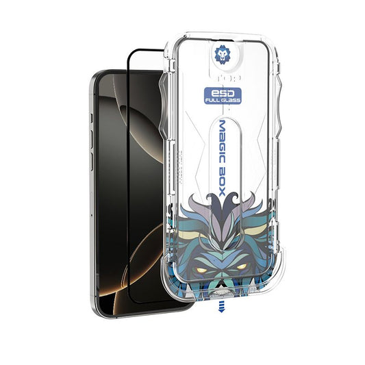 iPhone 15 LITO D9 D CLEAR Full Glass With Tools ESD - Black