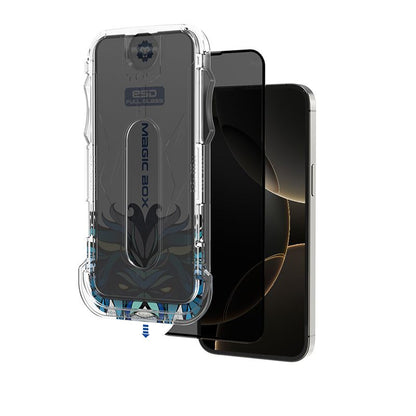 iPhone 13 / 13 Pro / 14 / 16e LITO LT - D10 D Privacy Full Glass With Tools - Black