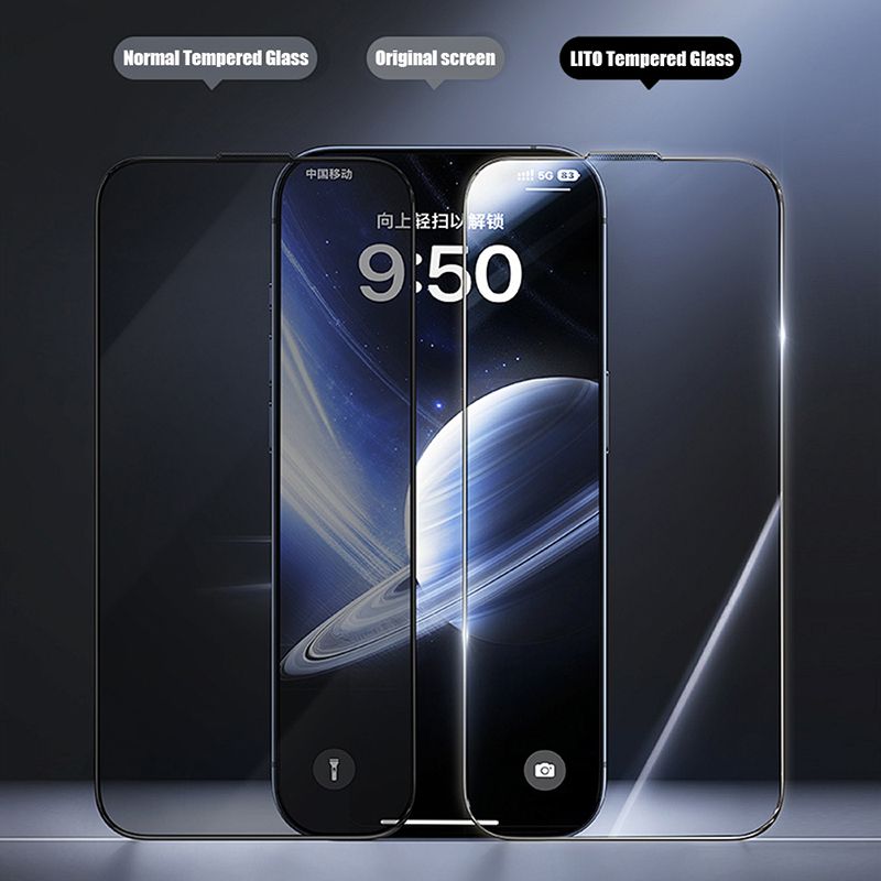 iPhone 16 LITO D10 D Privacy Full Glass With Tools - Black