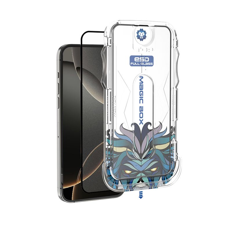 iPhone 13 / 13 Pro / 14 / 16e LITO LT - D11 D Matte Full Glass With Tools ESD - Black