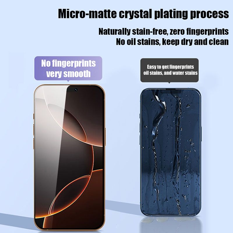 iPhone 16 LITO D11 D Matte Full Glass With Tools ESD - Black