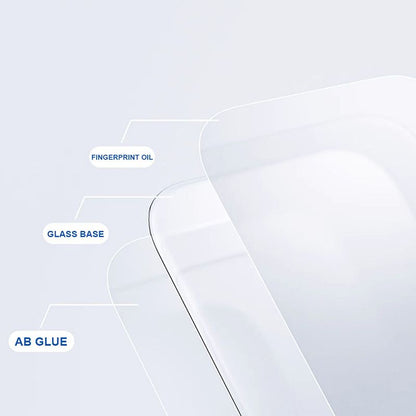 iPhone 16 LITO D19 Big curved 0.4mm Full Tempered Glass Screen Protector - Clear