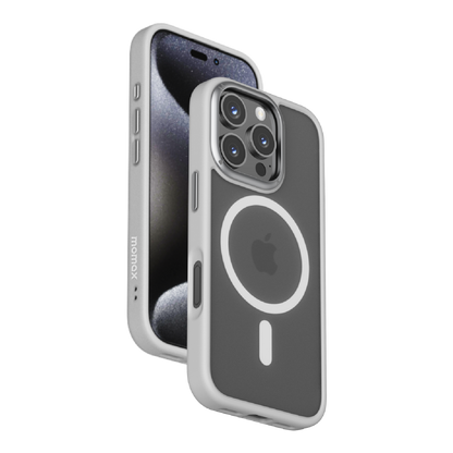 iPhone 16 Pro Max Momax Hybrid Mag Case (MagSafe Compatible) - Grey