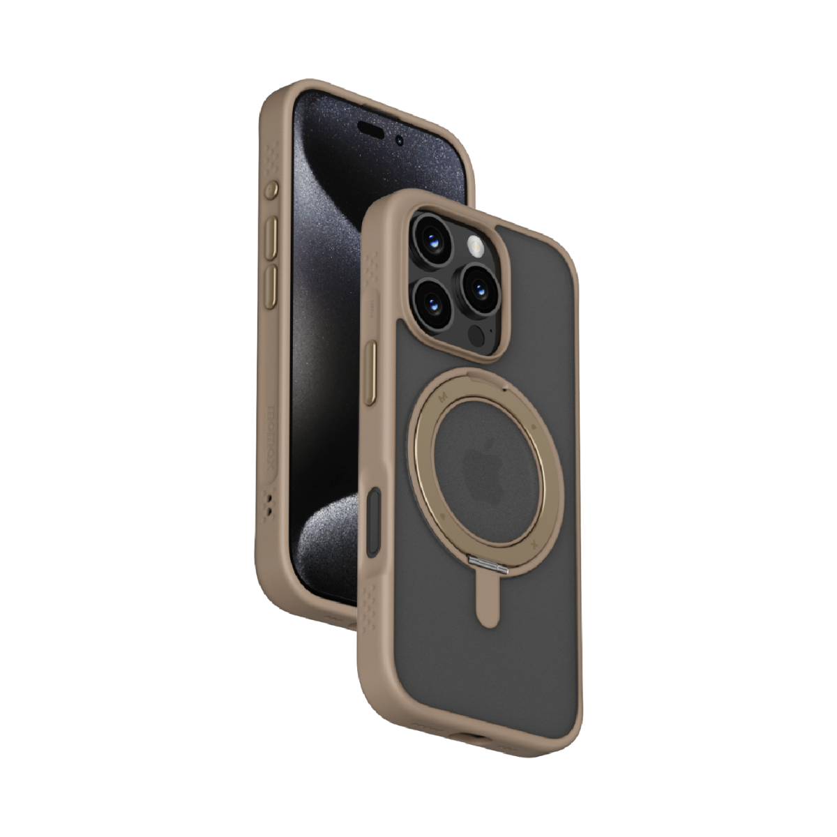 iPhone 16 Pro Momax Roller Mag Case (MagSafe Compatible) - Gold