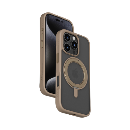 iPhone 16 Pro Momax Roller Mag Case (MagSafe Compatible) - Gold