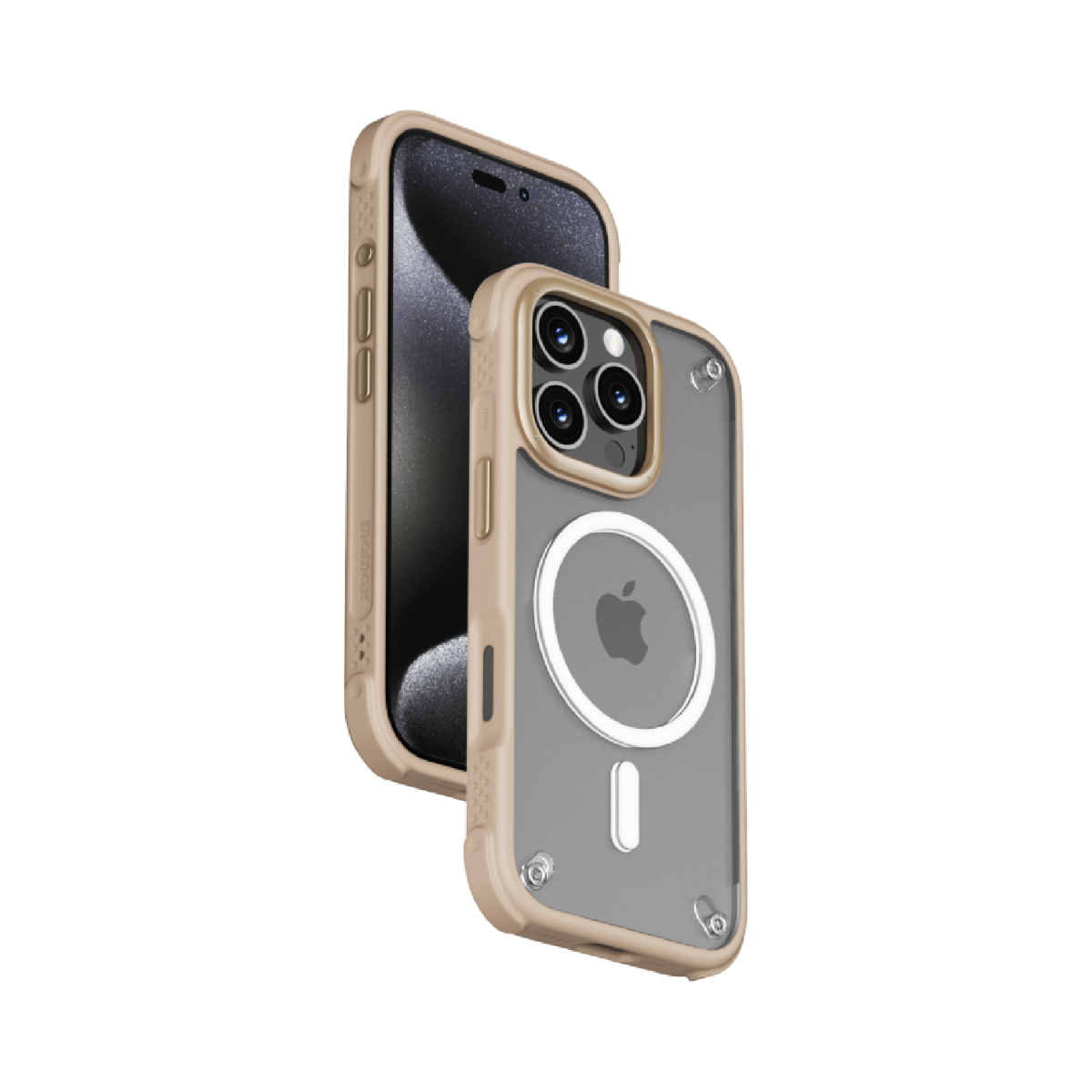 iPhone 16 Pro Momax Air Mag Case (MagSafe Compatible) - Gold