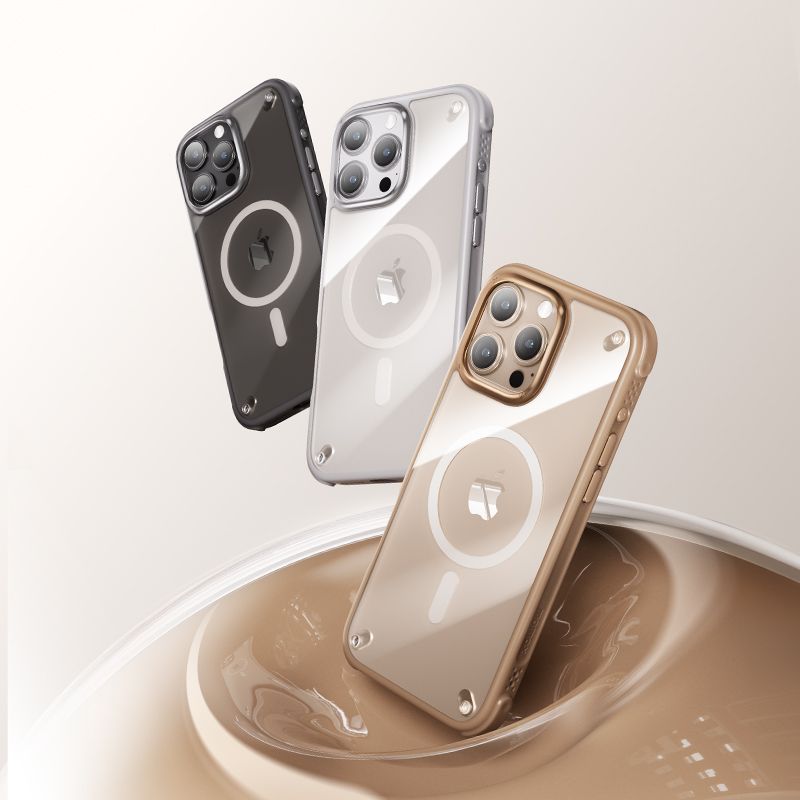 iPhone 16 Pro Momax Air Mag Case (MagSafe Compatible) - Gold
