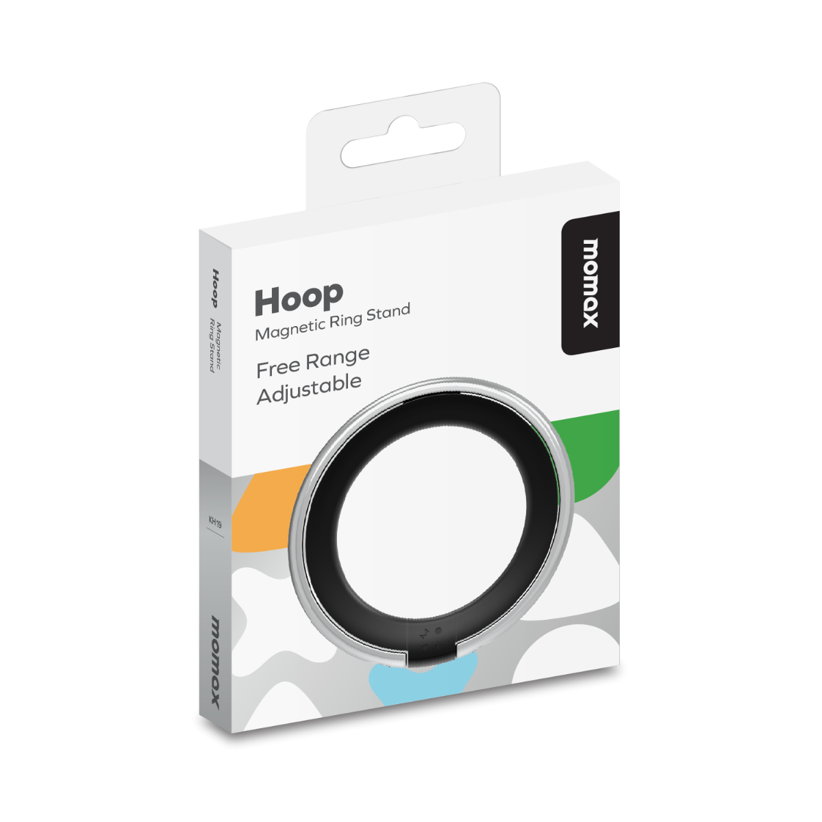 Momax Mag Ring Stand (MagSafe Compatible) - Black
