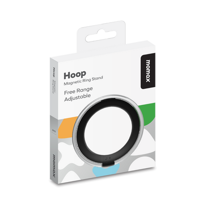 Momax Mag Ring Stand (MagSafe Compatible) - Black
