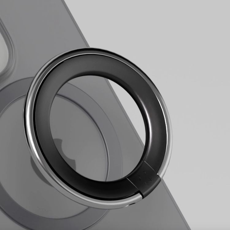 Momax Mag Ring Stand (MagSafe Compatible) - Black