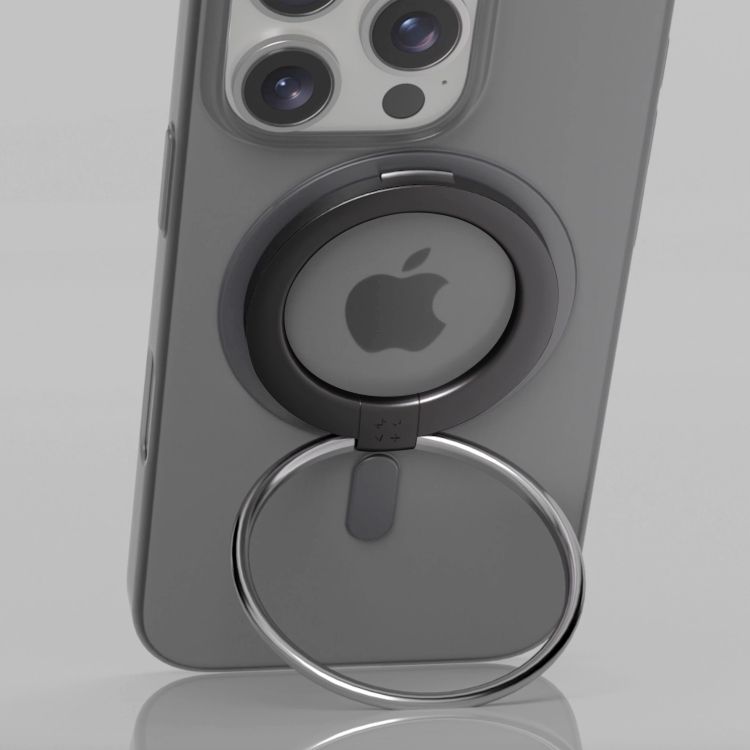 Momax Mag Ring Stand (MagSafe Compatible) - Black