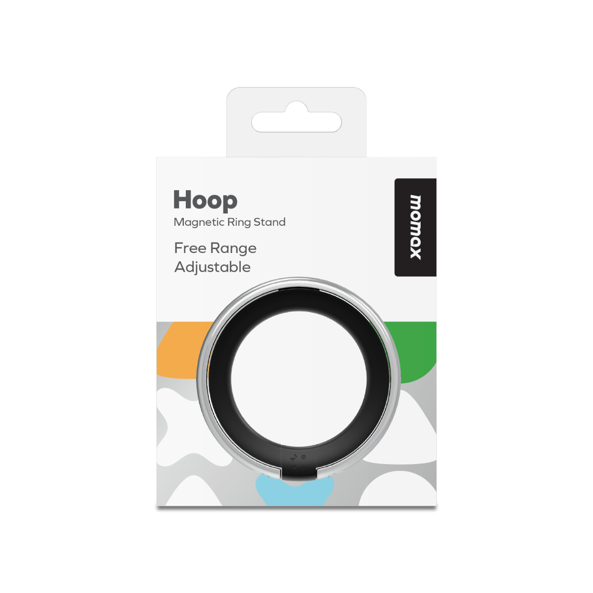 Momax Mag Ring Stand (MagSafe Compatible) - Black