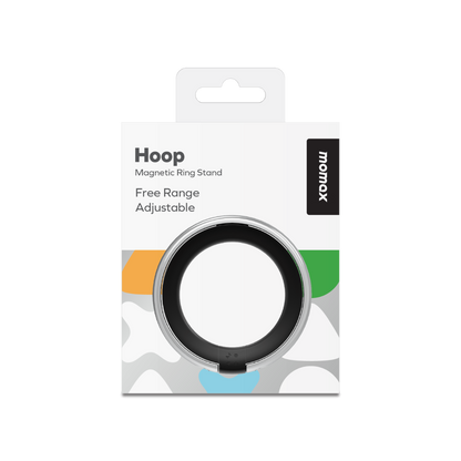 Momax Mag Ring Stand (MagSafe Compatible) - Black
