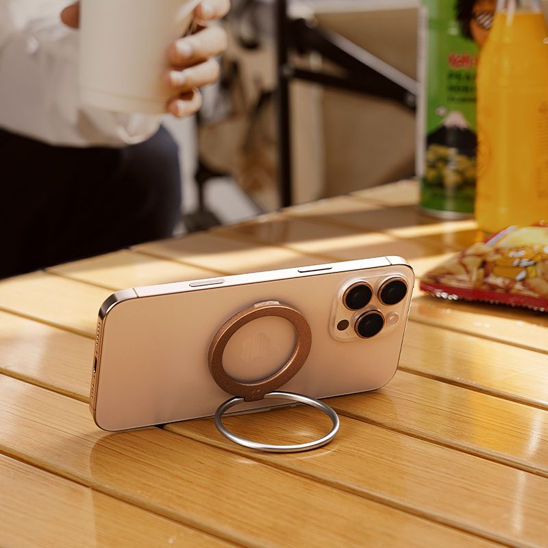 Momax Mag Ring Stand (MagSafe Compatible) - Gold