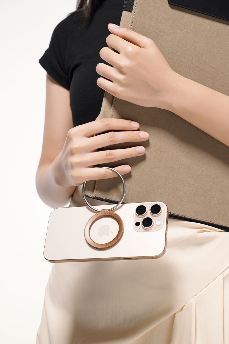 Momax Mag Ring Stand (MagSafe Compatible) - Gold