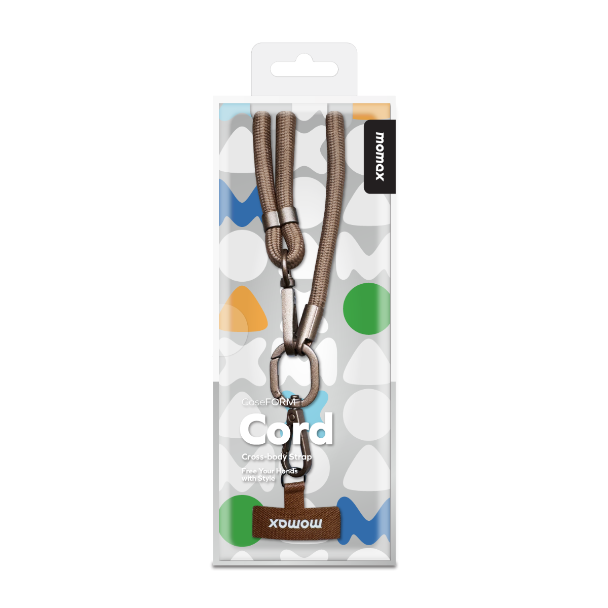 Skip to the beginning of the images gallery Momax Cord cros-body Strap - Gold