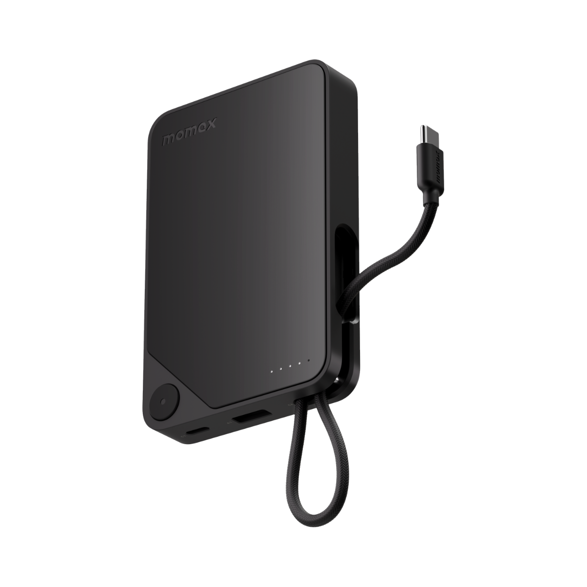 Momax 1-POWER 10000mah power bank with cable - Black