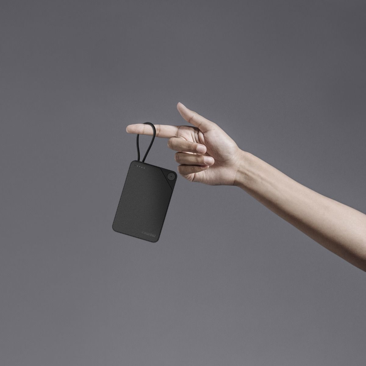 Momax 1-POWER 10000mah power bank with cable - Black